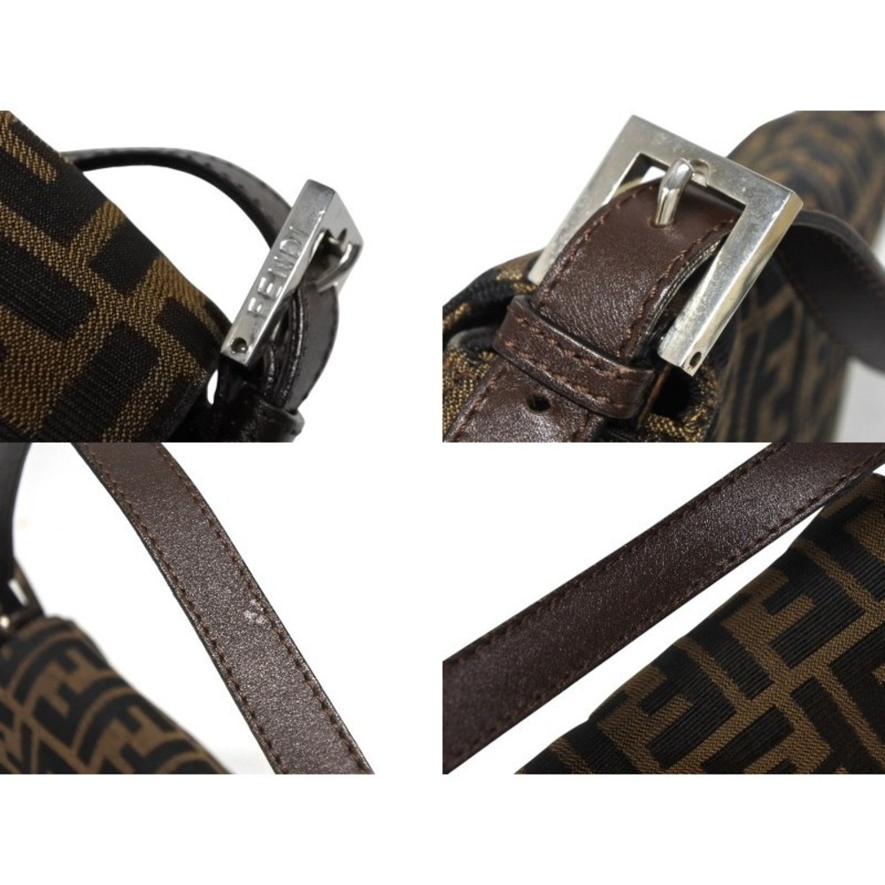 FENDI Zucca Mamma Bucket One Shoulder Hobo bag of brown canvas leather - Picture 6 of 10